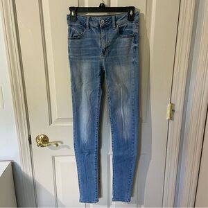 HI-RISE Jegging Blue Skinny Jeans for Women